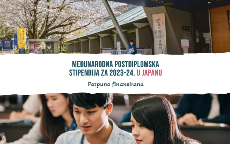 Potpuno finansirana postdiplomska stipendija u Japanu 2023-24