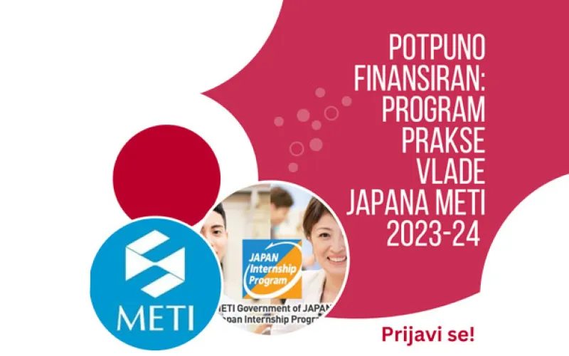 Potpuno finansiran: Program prakse Vlade Japana METI 2023-24