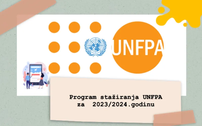Program stažiranja UNFPA za 2023/2024.godinu