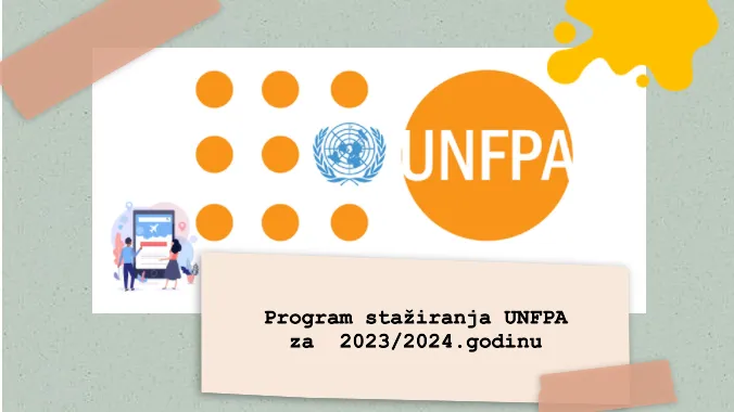 Program stažiranja UNFPA za 2023/2024.godinu